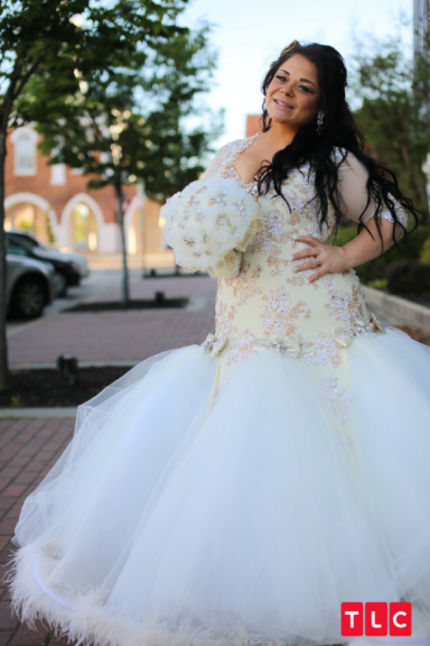 Outrageously Huge Ball Gown Tulle Wedding Dresses