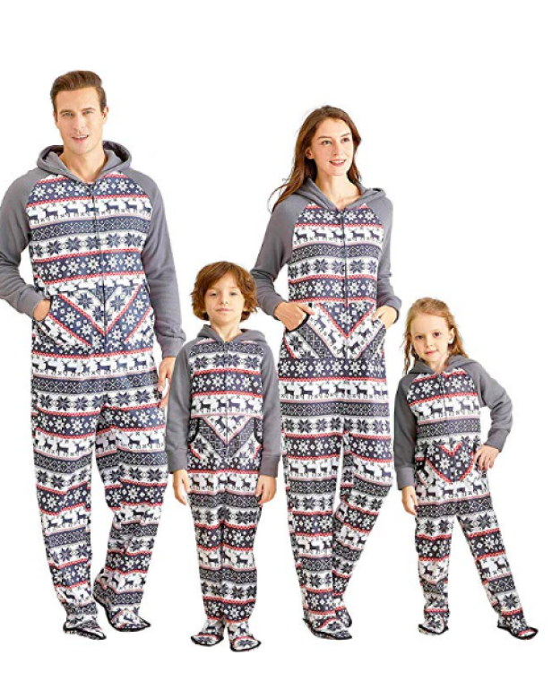 Family Pajamas Matching Santa and Friends Hooded Pajamas, Created for Macy's  - Macy's