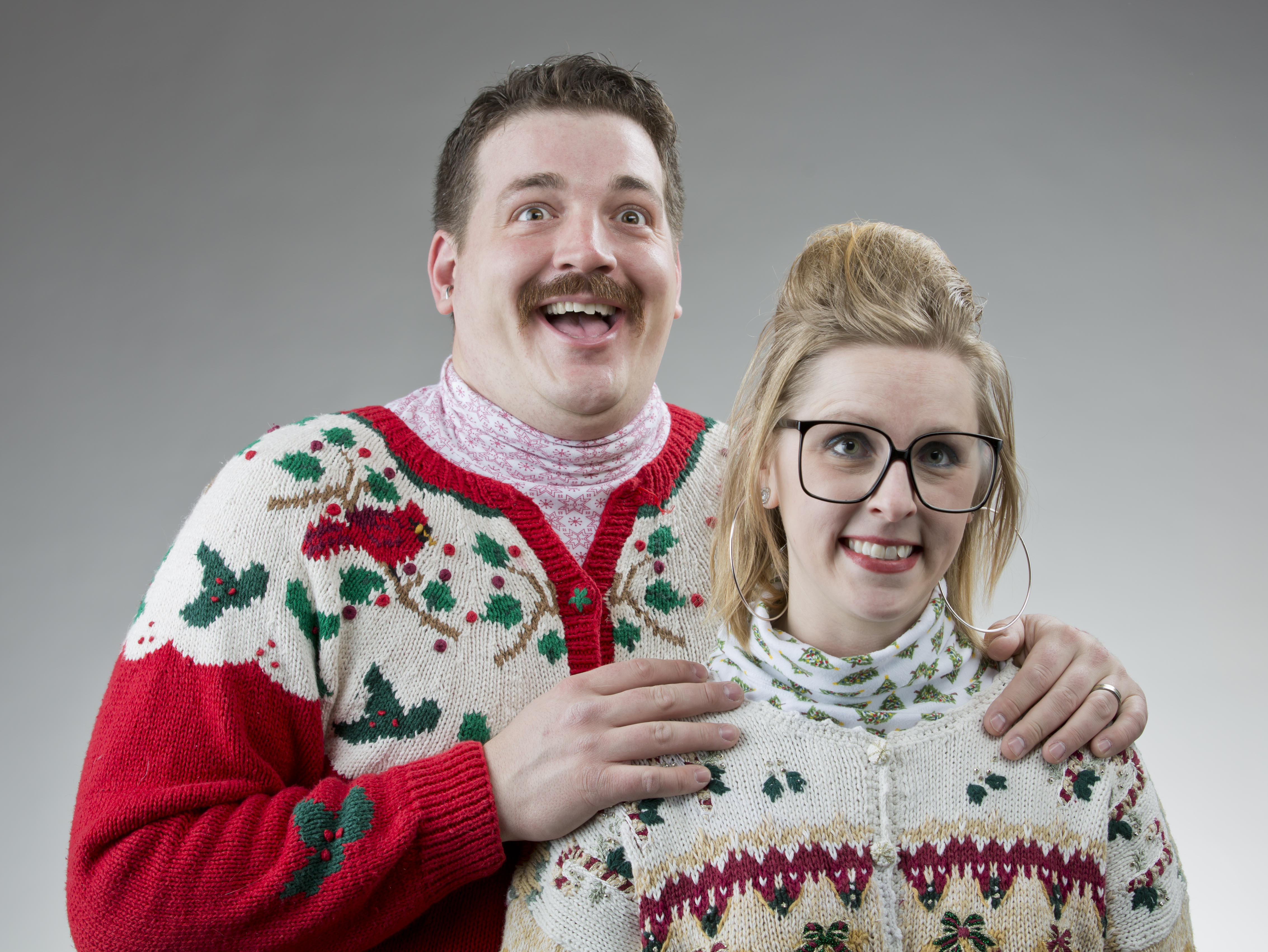 Sweater women Christmas sweatshirt Warm Winter pullover Funny Christmas sweater couple