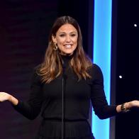 BEVERLY HILLS, CA - NOVEMBER 29:  Jennifer Garner speaks onstage during the 32nd American Cinematheque Award Presentation honoring Bradley Cooper at The Beverly Hilton Hotel on November 29, 2018 in Beverly Hills, California.  (Photo by Matt Winkelmeyer/Getty Images)