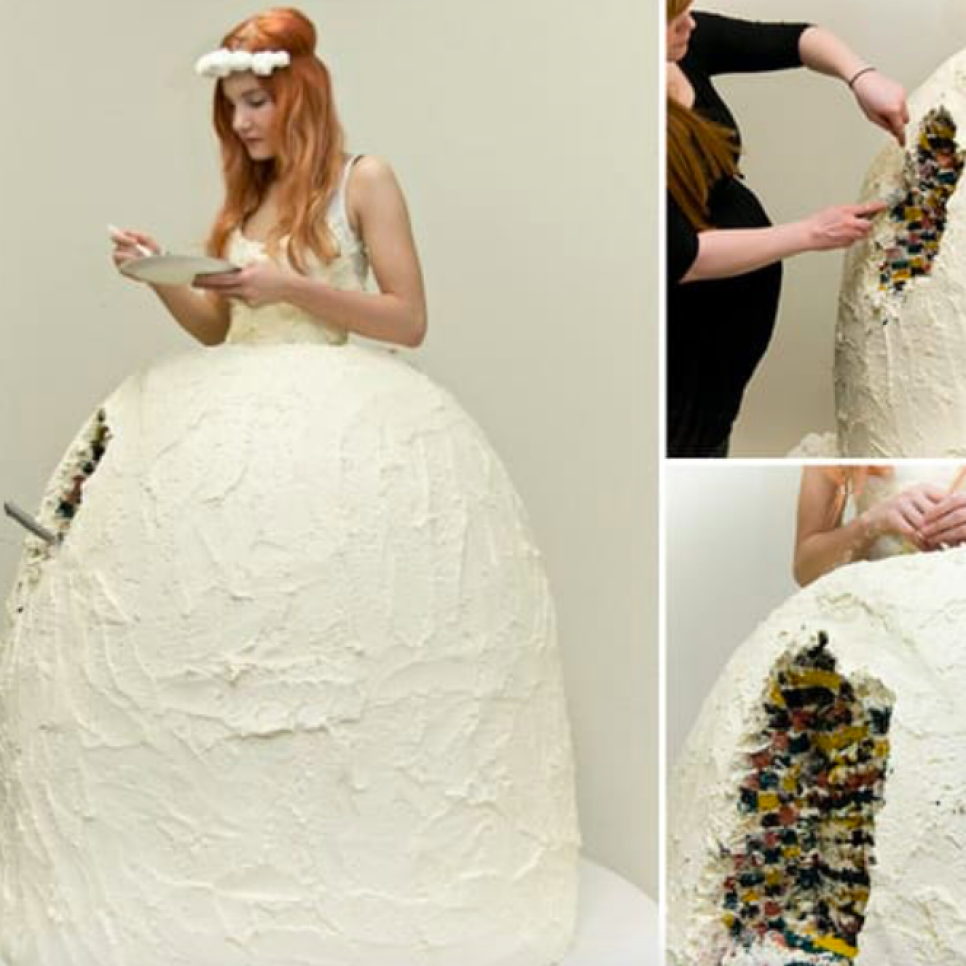 Wedding Dresses Made Out Of Unique Materials Weddings Tlc Com