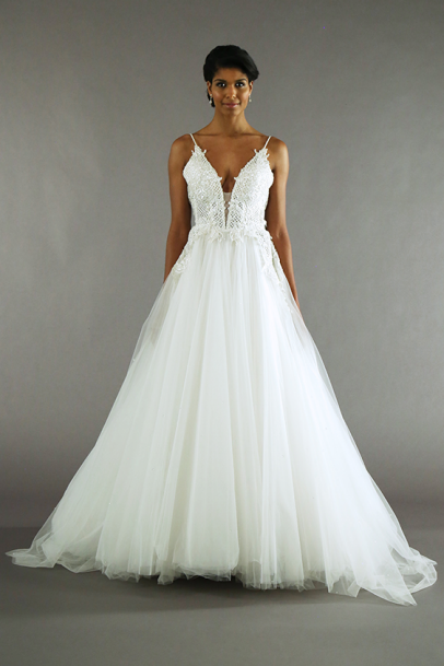 micro sequin wedding dress
