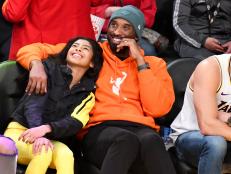 LOS ANGELES, CALIFORNIA - DECEMBER 29: Kobe Bryant and daughter Gianna Bryant attend a basketball game between the Los Angeles Lakers and the Dallas Mavericks at Staples Center on December 29, 2019 in Los Angeles, California. (Photo by Allen Berezovsky/Getty Images)