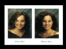 Yearbook Photo of Darcey and Stacey