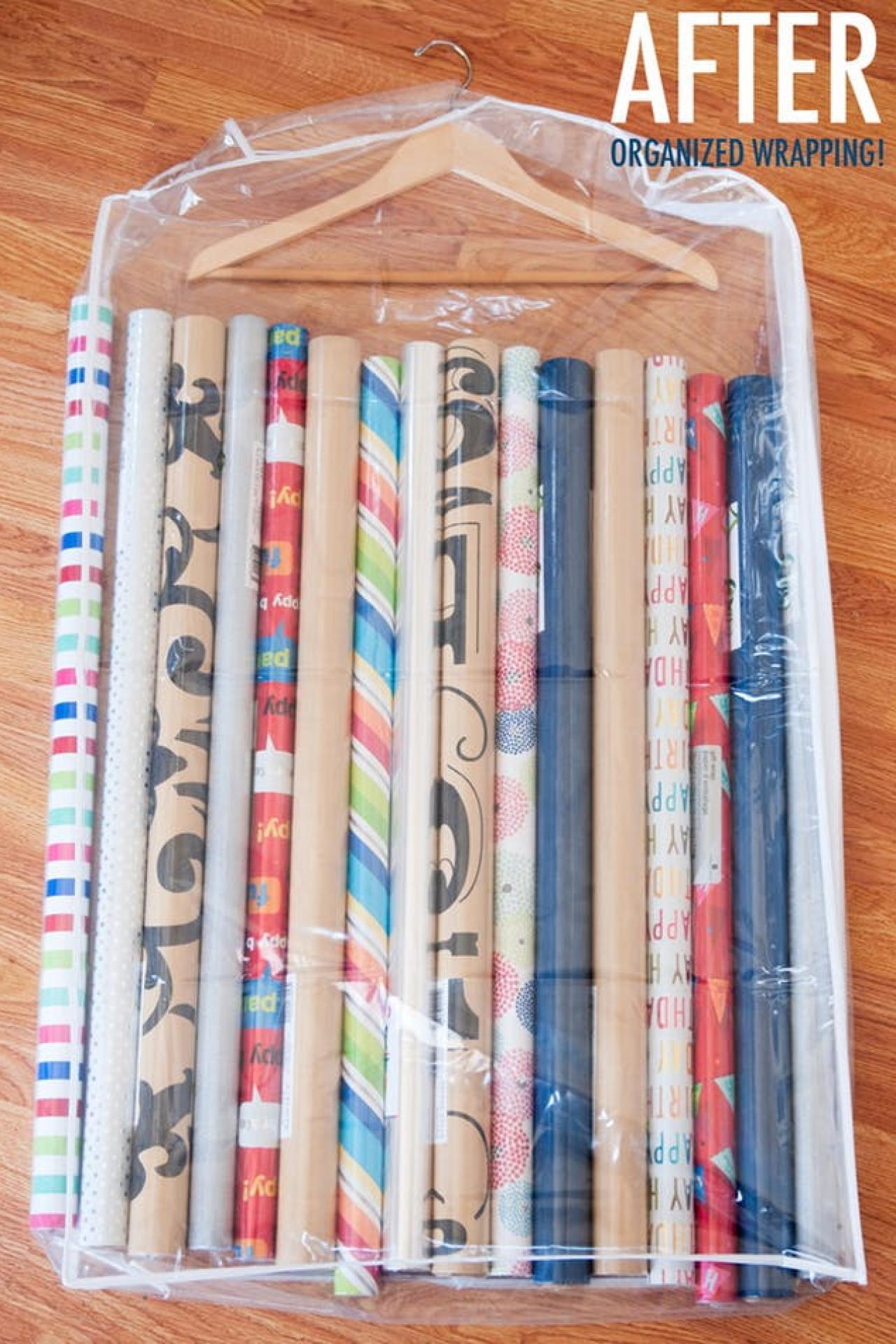 How to store wrapping paper and holiday decor, according to experts