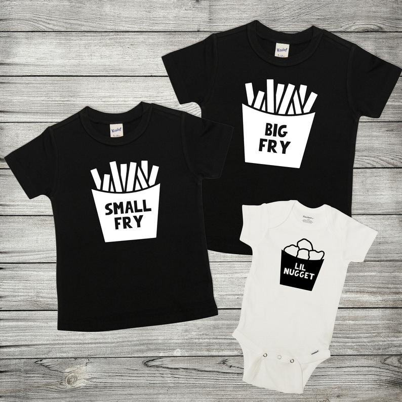 Matching Sibling shirts-Set of TWO siblings shirts you choose the design and customize everything
