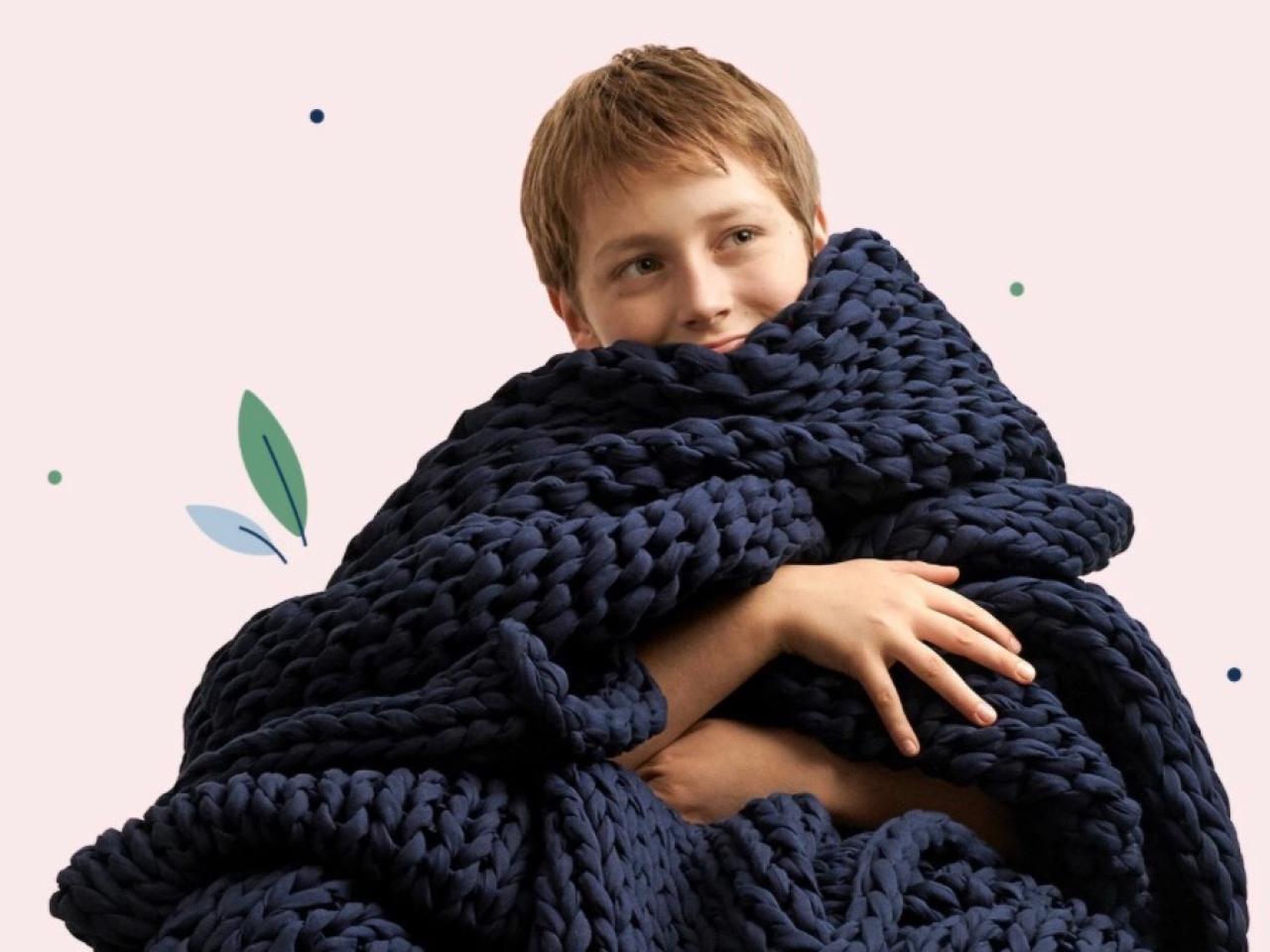 The Internet is Obsessed with These Weighted Knit Blankets