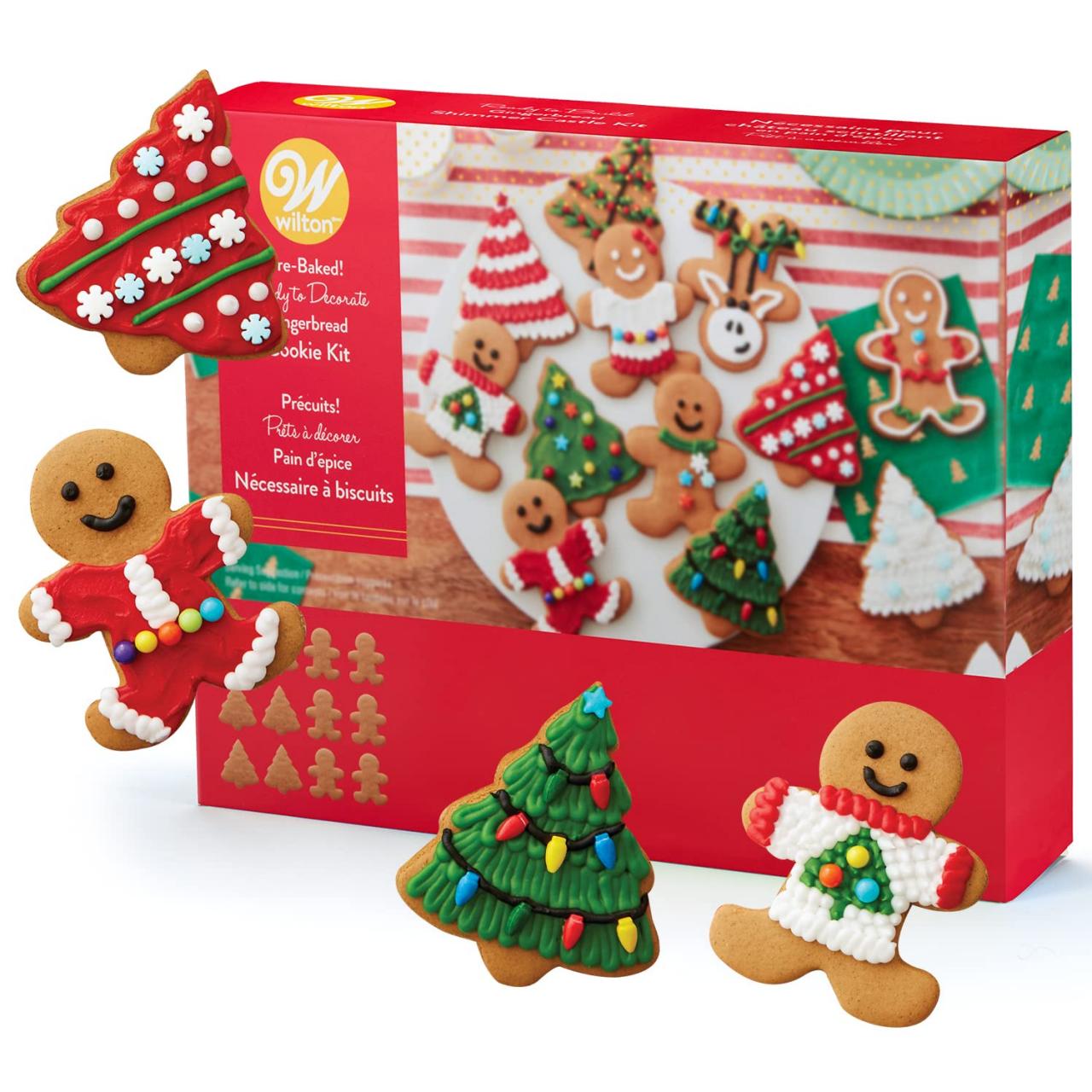 Gingerbread Cookies Kids Baking Kits by Baketivity | DIY Kids Baking Sets  for Girls and Boys | Christmas Cookie Decorating Kit