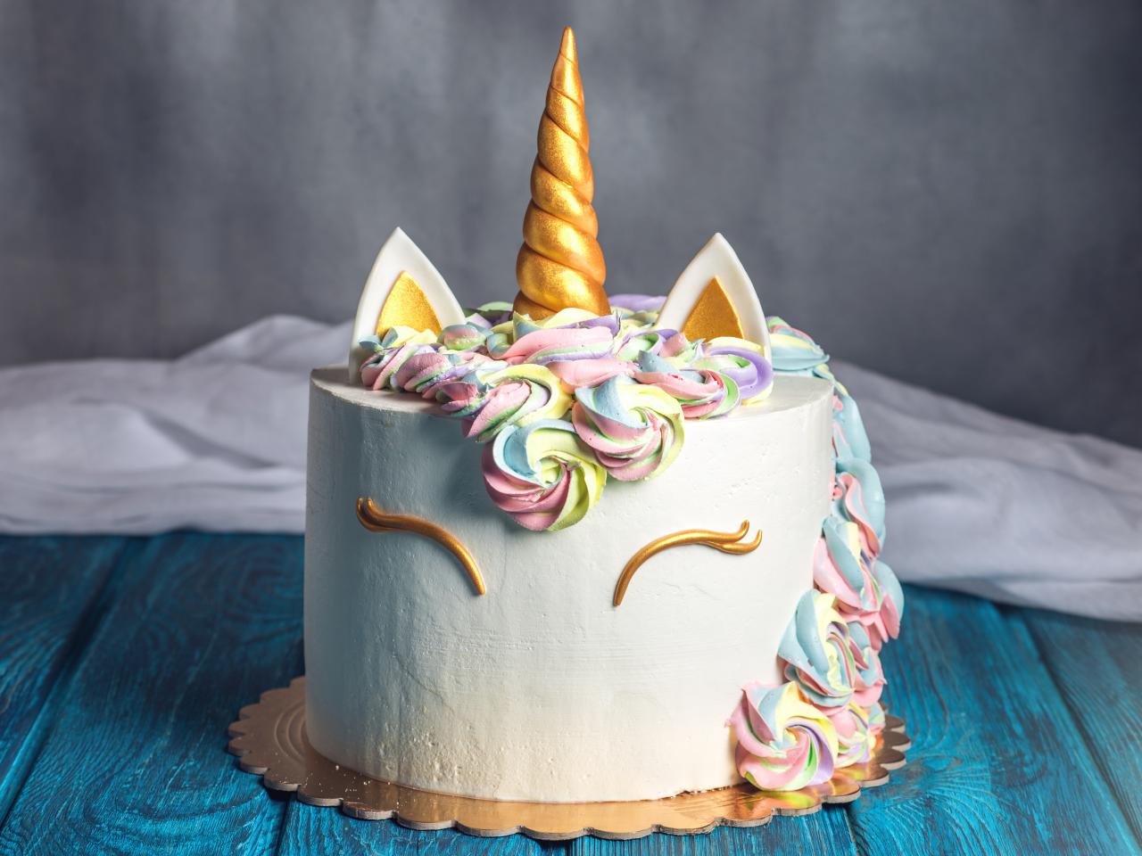 Unicorn themed Letter Cake. - Whipped Art - Cakes