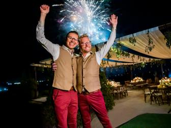 Kenny and Armando celebrated their marriage with fireworks at the reception, as seen on 90 Day Fiancé: The Other Way.