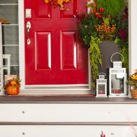 Front door fall decorations