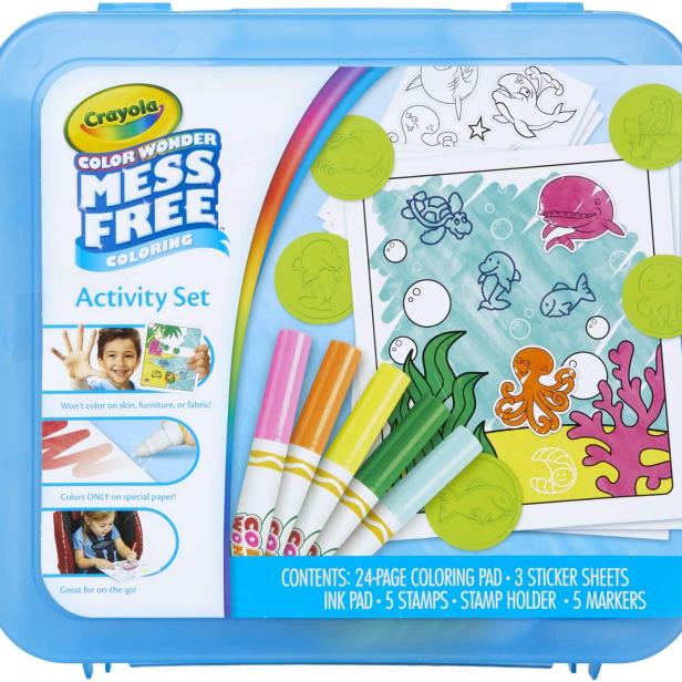 Under The Sea Mess Free Coloring Set (8 Markers included) in 2023