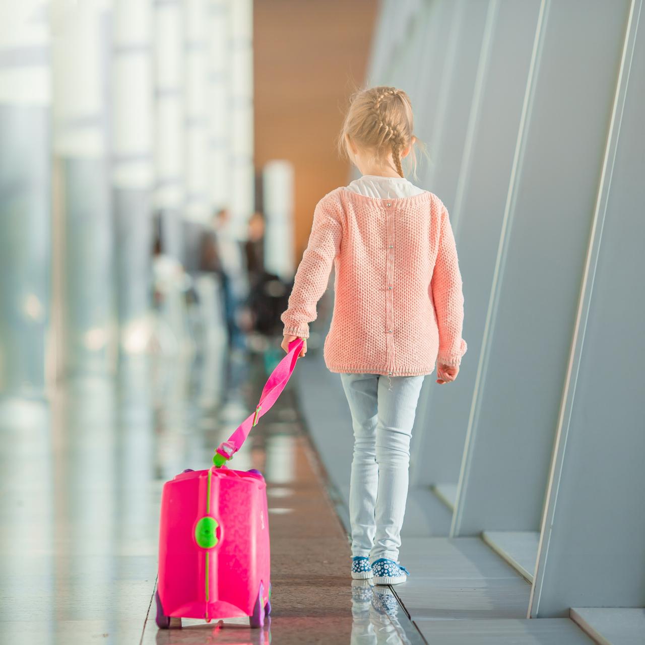 iPlay, iLerarn Kids' Vehicle Blue Carry On Travel Luggage Set