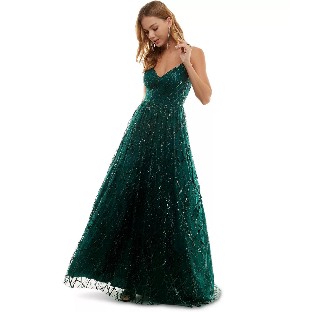 macy's teal prom dress Satin Macys Teal Dress Satin Formal Dresses At Macys Macys Emerald Green Prom Dress TikTok Shop