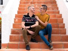 Armando (R), Kenny (L), pose together outside near their home in Rosarito, Mexico, as seen on 90 Day Fiancé: The Other Way.