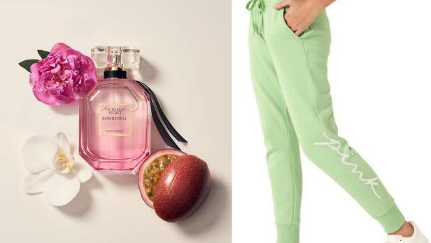 Victoria's Secret Pink Classic Jogger Sweatpants for Women Dark Grey Floral  Size Large New