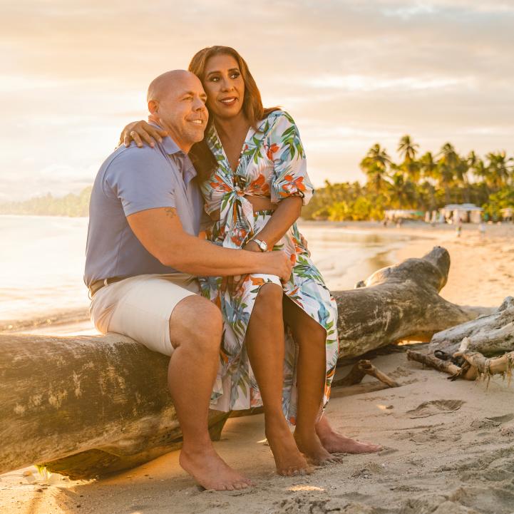 Scott and Lidia photographed in the Dominican Republic for season 3 of Love in Paradise. 