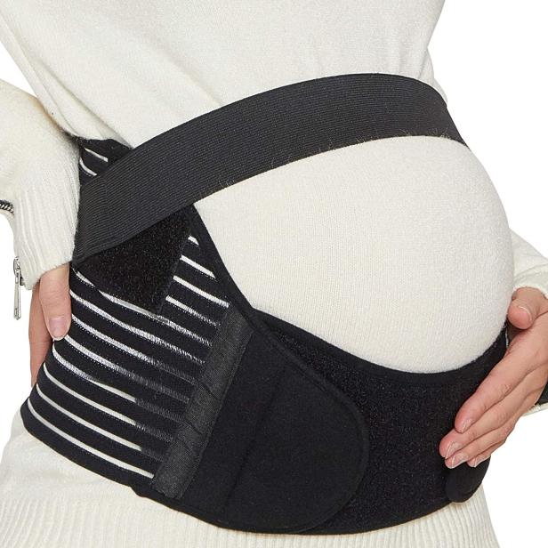 Back & Bump Comfort Pregnancy Tape - Maternity Belly Support Tape | #1  Pregnancy Gifts For Women, Pregnancy Belt - Gift for Expecting Mom (Black)