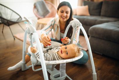 Baby best sale floor rocker