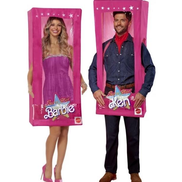 Barbie and Ken costume!  Barbie and ken costume, Barbie costume, Couple  halloween costumes for adults