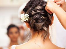 Beautiful Bride Getting Ready for the happiest day of her life.