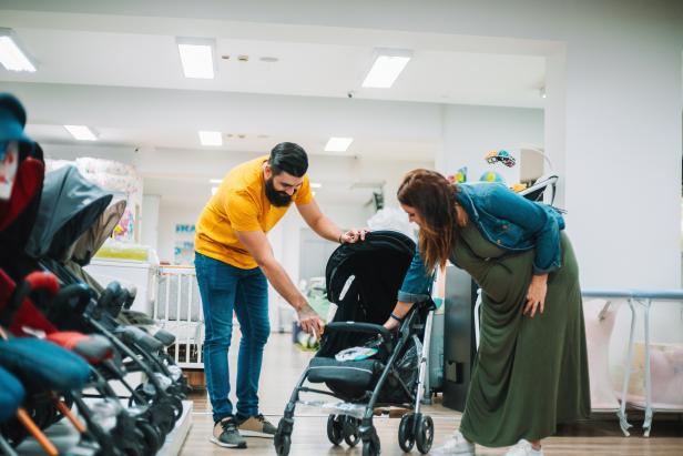 Couple Shopping for baby