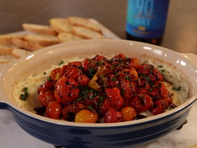 Baked Goat Cheese with Roasted Tomatoes