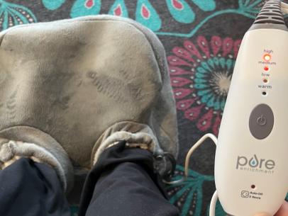 We Tried the Coziest Foot Warmer