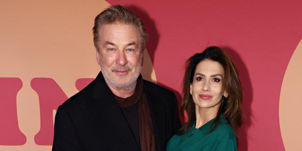 NEW YORK, NEW YORK - DECEMBER 16:  (L-R) Alec Baldwin and Hilaria Baldwin attend the "All In: Comedy About Love By Simon Rich" Gala Performance at Hudson Theatre on December 16, 2024 in New York City. (Photo by Cindy Ord/Getty Images)