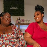 Nesha Harris & Jasmine Wallace during interview. 