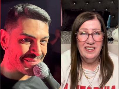 Sarper Shared a Special Message for Jenny During His Comedy Show