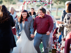 The second Sister Wives daughter, Mykelti and husband Tony celebrated with more than 400 family and friends.