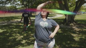 Ribbon Dancing with Raymond