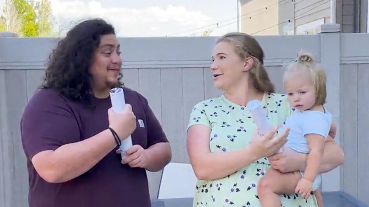 Mykelti and Tony's Twin Gender Reveal