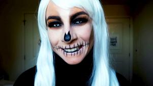 Easy Halloween Skeleton Makeup